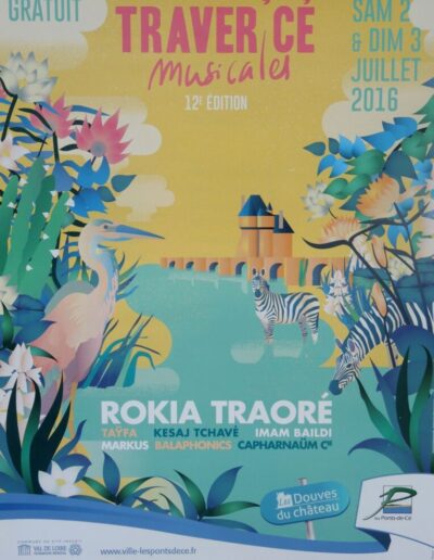 festival ete les traver ce musicales affiche 2016