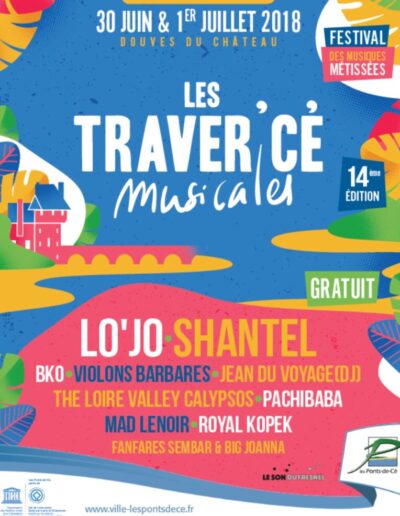 festival ete les traver ce musicales affiche 2018