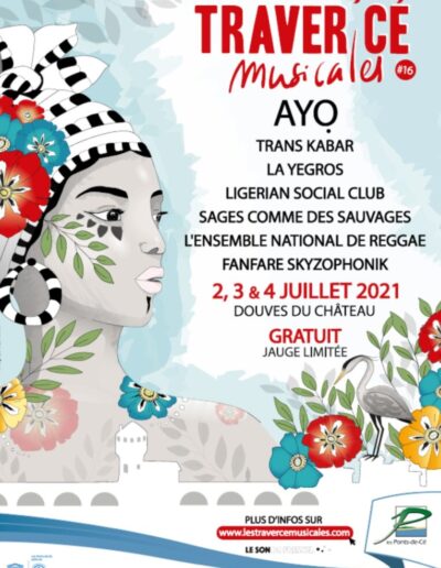 festival ete les traver ce musicales affiche 2021