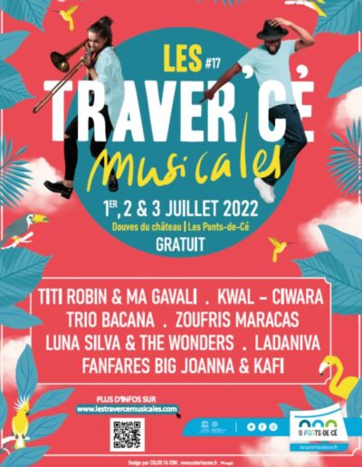 festival ete les traver ce musicales affiche 2022