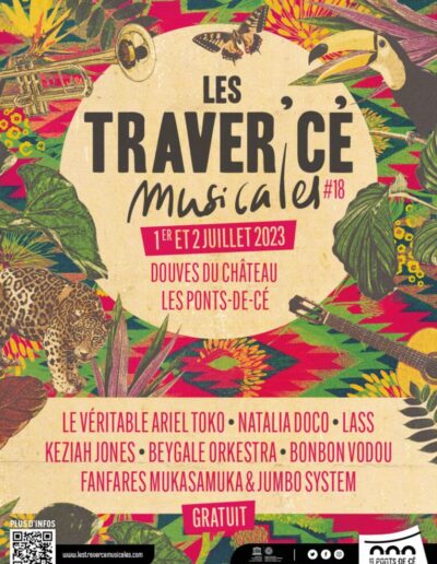 festival ete les traver ce musicales affiche 2023